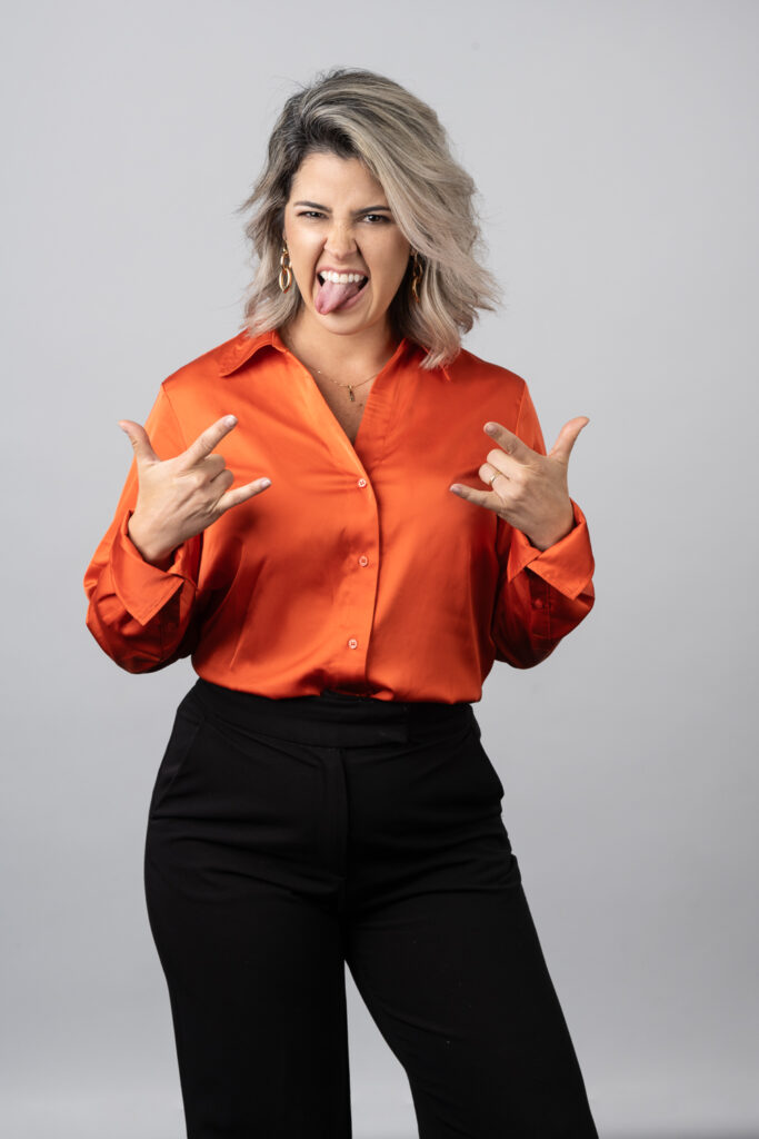 Fun corporate portrait