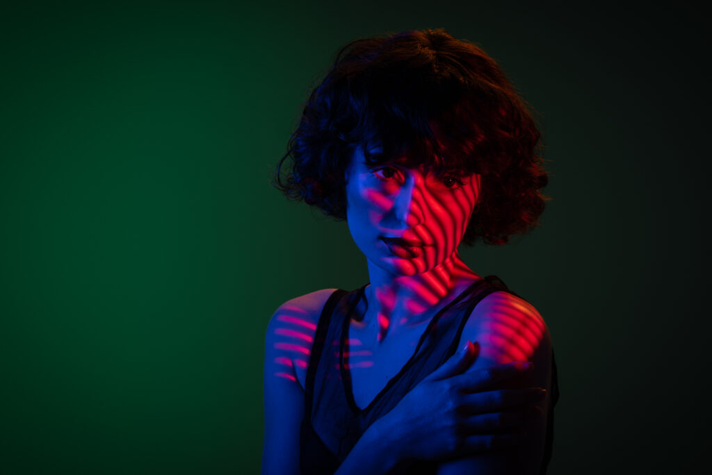 Emma - Colour Gel Portrait Shoot