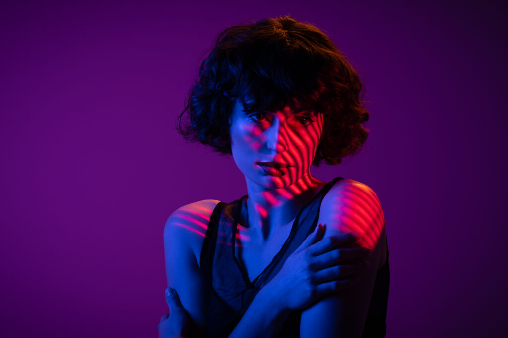 Emma - Colour Gel Portrait Shoot