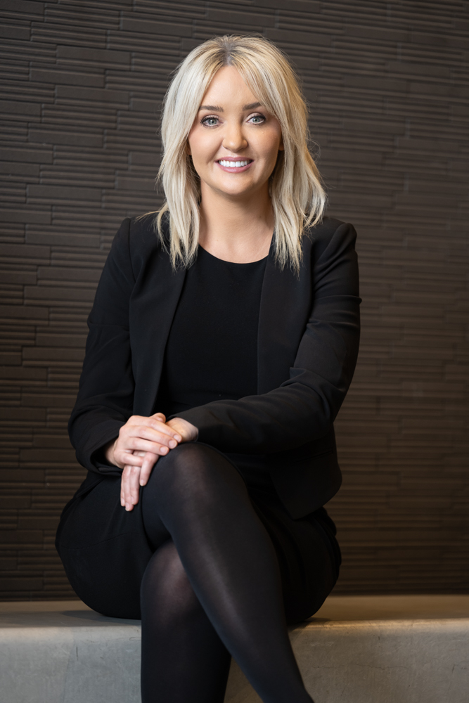 corporate headshot on location