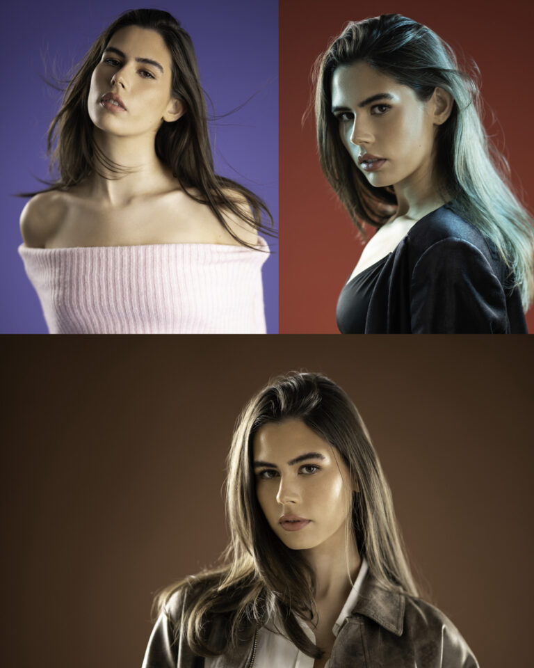 Trinity Hunt against a Scarlet Background